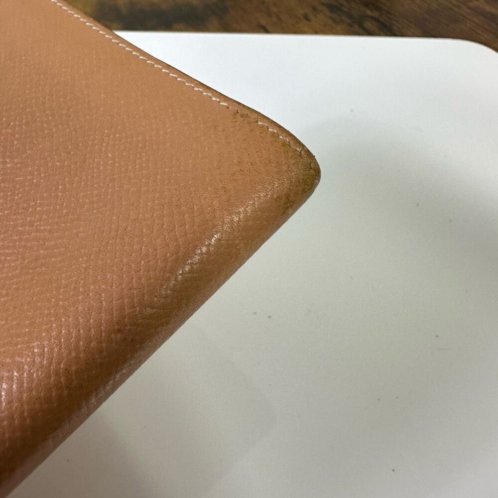 Hermes Tan Leather Notebook Agenda Cover Holder - Picture 11 of 16